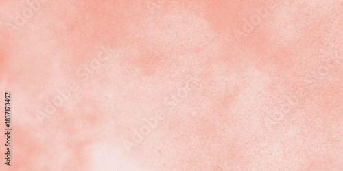 Red watercolor stains on white paper paint abstract texture background. Pink watercolor background Abstract living coral color shades watercolor aquarelle painted background . Brush stroked painting .