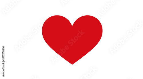 Free Download Red Heart Symbol Vector Illustration - GFXLoad