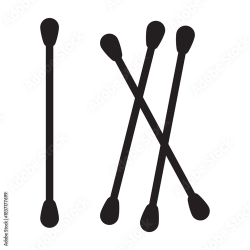 Cotton Swabs Personal Care Hygiene Icon