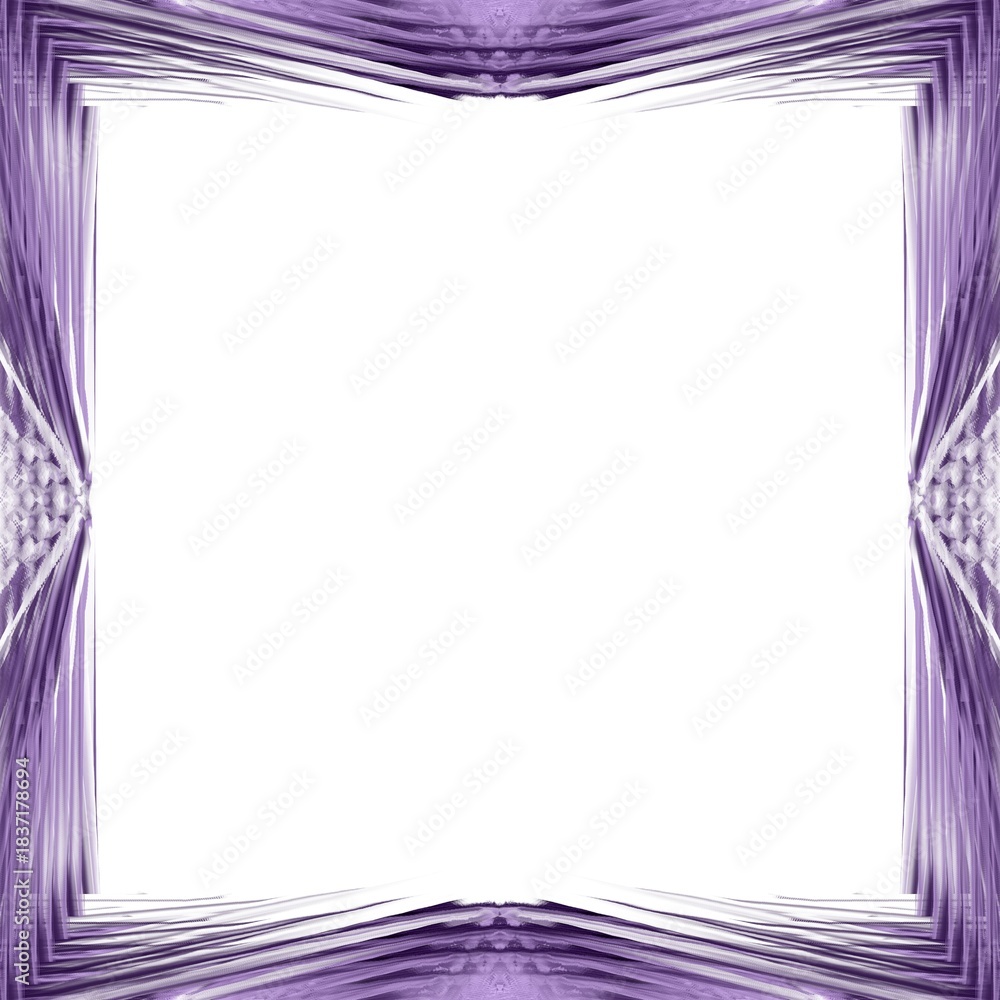 Obraz premium purple frame on white background
