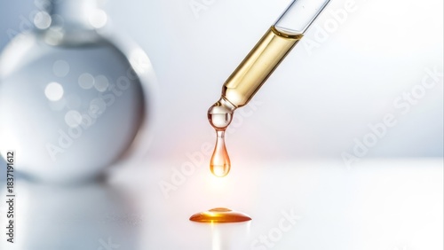 Wallpaper Mural Beauty Skincare Oil Drop Macro Shot Laboratory Background Torontodigital.ca