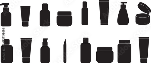 Silhouette Cosmetic Container Designs