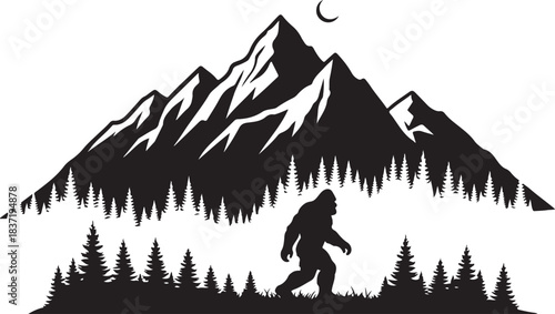 Bigfoot Silhouette Adventure