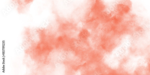 Watercolor abstract wet hand drawn pink texture, Abstract Pink color light ink effect shades gradient watercolor texture. White smoky watercolor painting on old paper texture with cloudy stains .