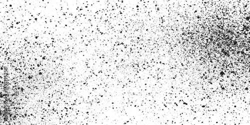 Dirty or dust film grain speck grit grunge overlay on white background grain noise vector grain dot white paper noise texture with distress effect vector illustration pattern background.
