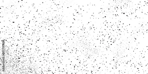 Dirty or dust film grain speck grit grunge overlay on white background grain noise particles grunge isolated on background, old film effect. Distressed retro paper abstract stock illustration 