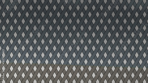 Photos seamless texture of metal grid, Dark Gray and White Diagonal Lattice Pattern, ba