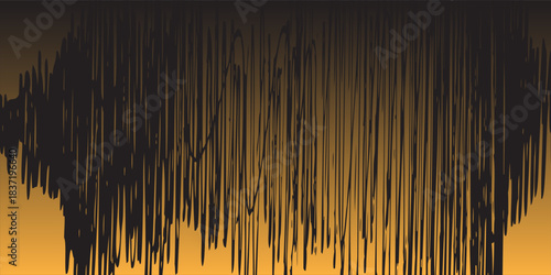 illustration, yellow and black with lines up and down and black, can be used for background