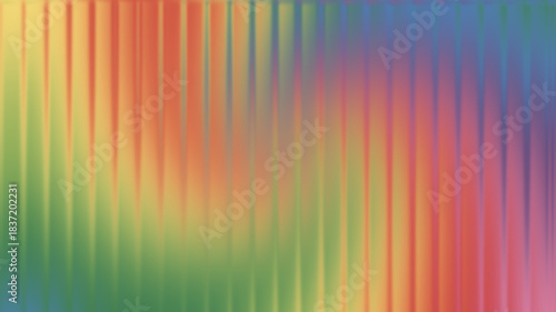 Abstract vertical stripes of rainbow colors with soft gradient effect