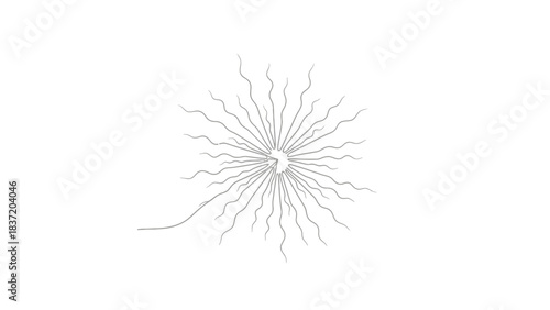 Intricate Neural Pathway: A delicate illustration captures the essence of a neural pathway, symbolizing the intricate connections and networks within the human brain.