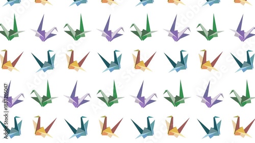 paper crane background