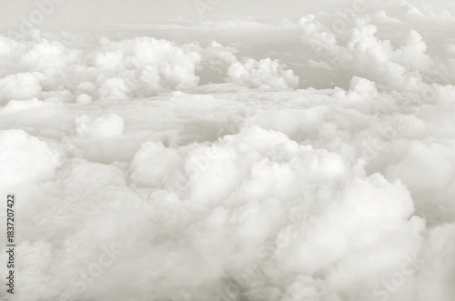 Light grey cloud background, trendy color of year 2026, cloud dancer