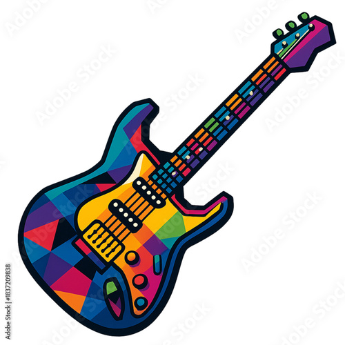 electric guitar vector