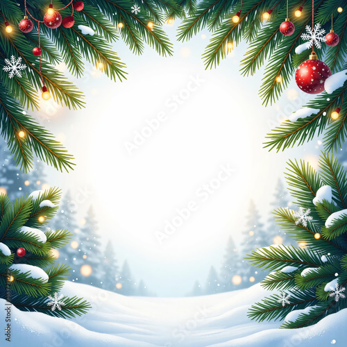 christmas card frame border