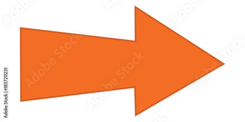 Own Created Arrow icon. flat style Arrow symbol. simple Arrow icon and vector on white background.