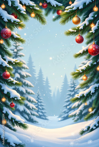 christmas card frame border