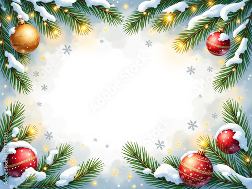 christmas card frame border