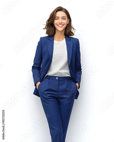 Latin Hispanic businesswoman isolated on white background with office, working, hispanic, learning, manager, businesswoman, latin
