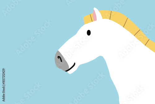 馬, 年賀状, 和風, 和柄, 新年, 動物, クリスマス, うま, ベクター, イラスト