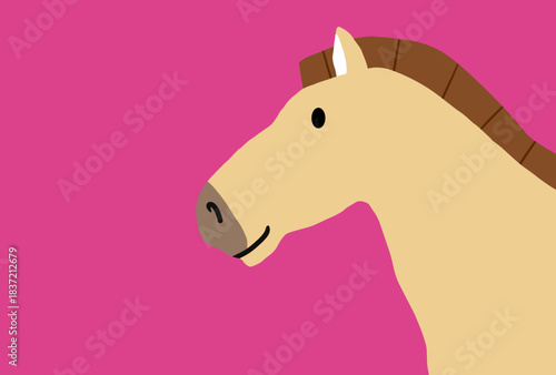 馬, 年賀状, 和風, 和柄, 新年, 動物, クリスマス, うま, ベクター, イラスト