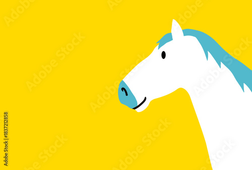 馬, 年賀状, 和風, 和柄, 新年, 動物, クリスマス, うま, ベクター, イラスト, manga