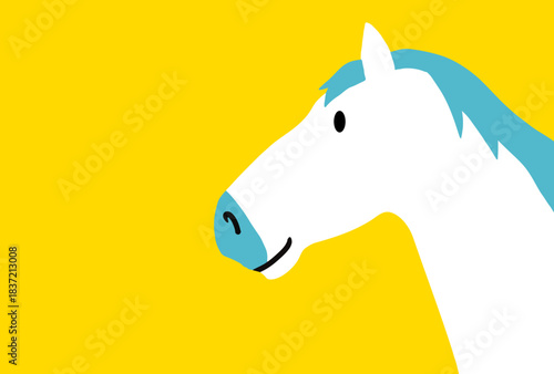 馬, 年賀状, 和風, 和柄, 新年, 動物, クリスマス, うま, ベクター, イラスト, manga