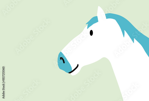 馬, 年賀状, 和風, 和柄, 新年, 動物, クリスマス, うま, ベクター, イラスト, manga