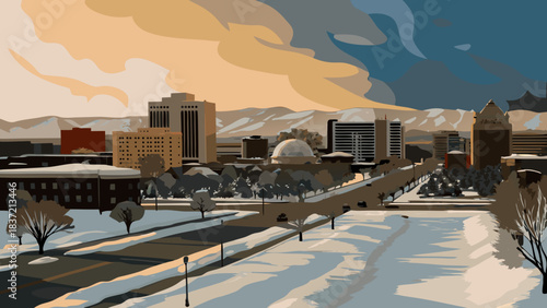 El Paso Texas Usa Circa December, HD, Background Wallpaper, Desktop Wallpaper
