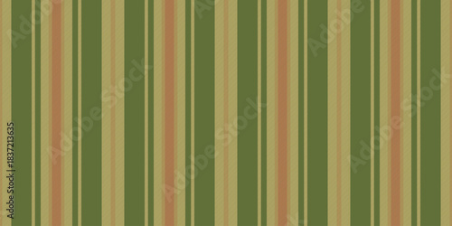 Bed pattern fabric lines, difficult background textile seamless. Household texture vertical vector stripe in lime and amber colors.