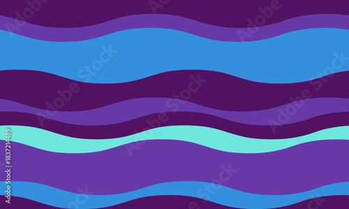 Serene abstract waves in calming purple and blue hues.  Perfect for backgrounds, website design, or textile prints. This vibrant, minimalist graphic evokes feelings of tranquility and flow.