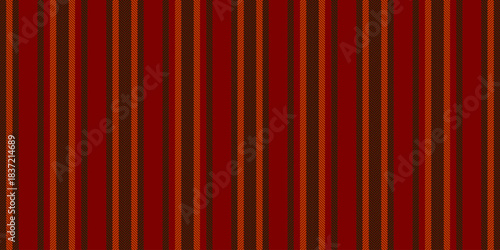 Tie lines textile vertical, furniture seamless stripe pattern. Graphical texture vector fabric background in maroon and dark colors.