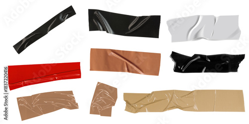 A adhesive tape isolated with transparent background