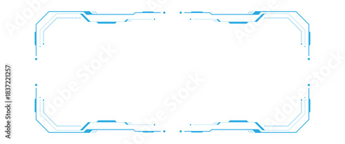 Digital vector control panel modern frames black technology futuristic control screen digital png..