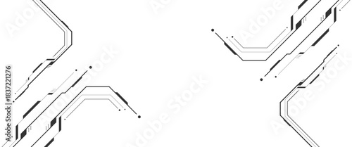 Digital vector control panel modern frames black technology futuristic control screen digital png..