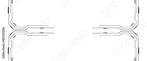 Digital vector control panel modern frames black technology futuristic control screen digital png..