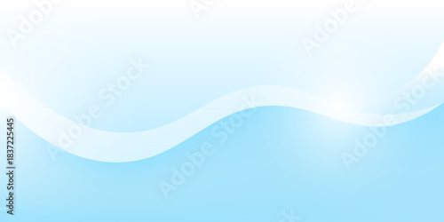 Abstract white wavy glowing lines on a blue background. Futuristic digital high-technology pattern. Health Care concept.