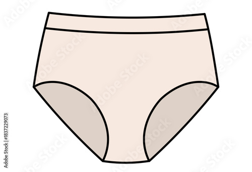 Women’s Camisole and Brief Underwear Set Illustration