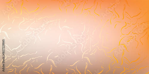 Abstract flowing organic lines pattern on a soft warm gradient background texture with subtle light elements.