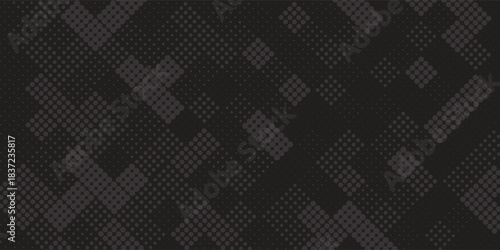 Dark Geometric Dot Pattern Background with Diamond Shapes for Abstract Design Projects