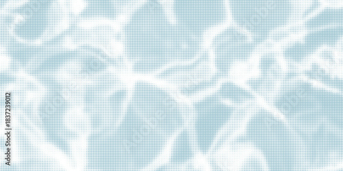 Blue and white water ripples light surface overlay background. 3d clear ocean surface pattern with reflection effect backdrop. Marble desaturated texture.
