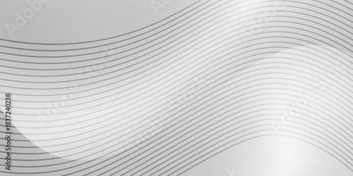 Silver foil background with metal mirror texture. Chrome gradient surface with light gloss simple abstract