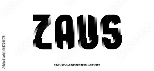 Zaus font is A bold 3D carved display font with embossed depth and sculpted forms, perfect for logos, posters, and standout titles.