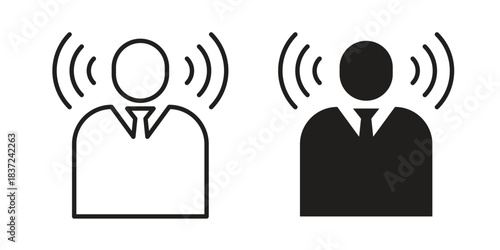 Brand awareness icons set. Simple set of vector illustrations