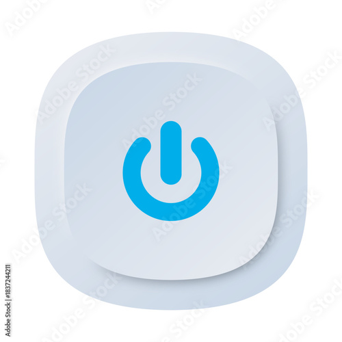 Power Symbol Vector – Technology On/Off Button Graphic
