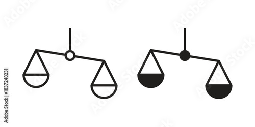 Ethics icons set. Simple set of vector illustrations