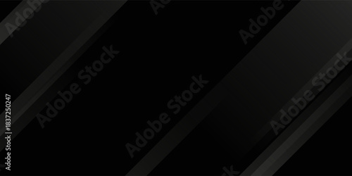 Black abstract background. Elegant dark diagonal shape elements.