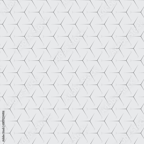 Modern Abstract Hexagonal Seamless Line Texture