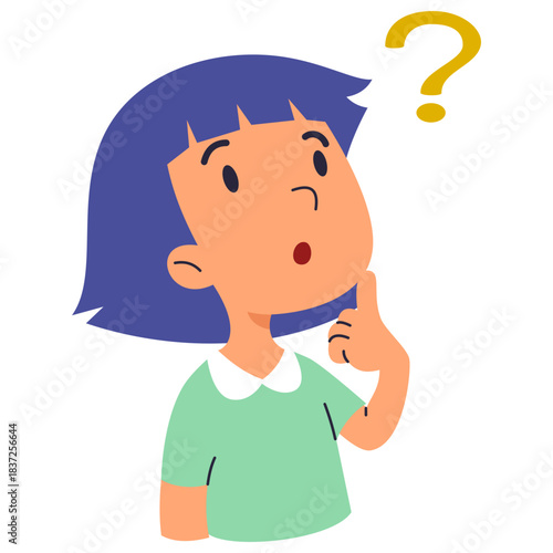 boy with question mark