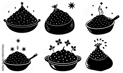 christmas stuffing vector