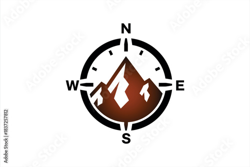 Outdoor Navigation Mountain Emblem